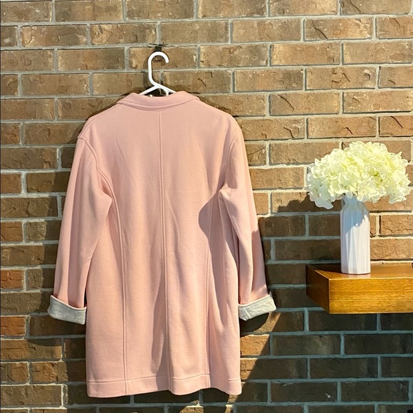 NWOT Pink Cotton Roll Up Jacket - Picture 3 of 10